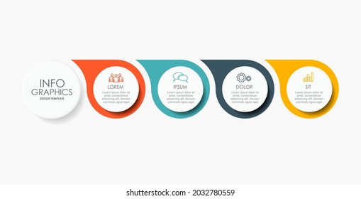 Infographic design template with place for your data. Vector illustration.