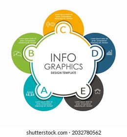 Infographic design template with place for your data. Vector illustration.