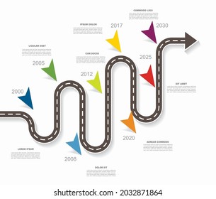 Infografische Design-Vorlage mit Platz für Ihre Daten. Vektorgrafik.