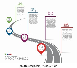 Infographic design template with place for your data. Vector illustration.