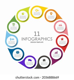 Infographic design template with place for your data. Vector illustration.