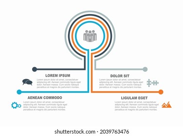 Infographic design template with place for your data. Vector illustration.