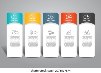 Infographic design template with place for your data. Vector illustration.