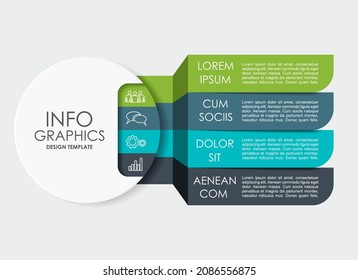 Infographic design template with place for your data. Vector illustration.