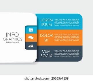 Infographic design template with place for your data. Vector illustration.