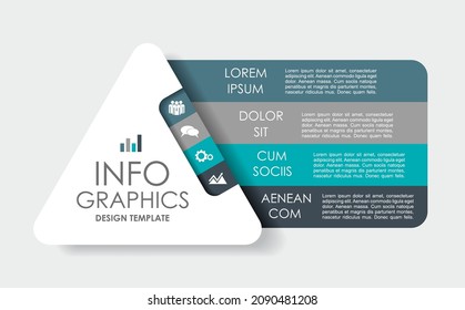 Infographic design template with place for your data. Vector illustration.