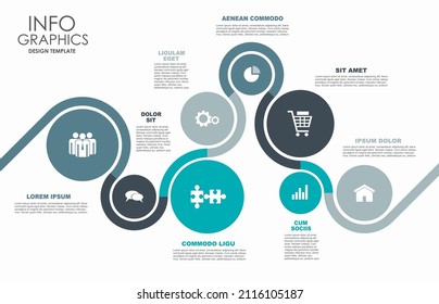 Infographic design template with place for your data. Vector illustration.