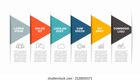 Infografische Design-Vorlage mit Platz für Ihre Daten. Vektorgrafik.