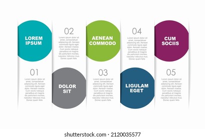 Infographic design template with place for your data. Vector illustration.