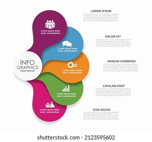 Infographic design template with place for your data. Vector illustration.
