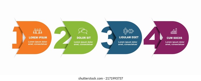 Infographic design template with place for your data. Vector illustration.