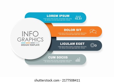 Infographic design template with place for your data. Vector illustration.