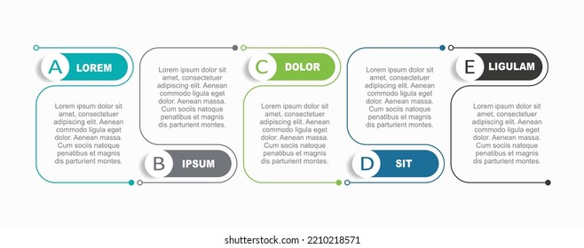 Infographic design template with place for your data. Vector illustration.