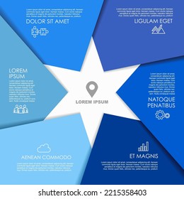 Infographic design template with place for your data. Vector illustration.
