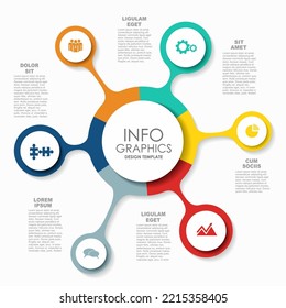 Infographic design template with place for your data. Vector illustration.