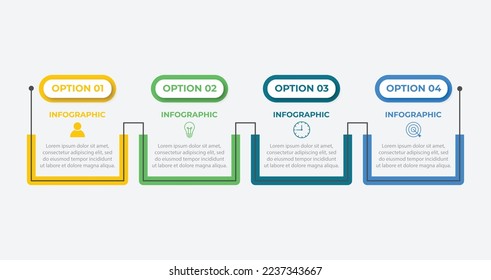 Infographic design template with place for your data. Vector illustration.
