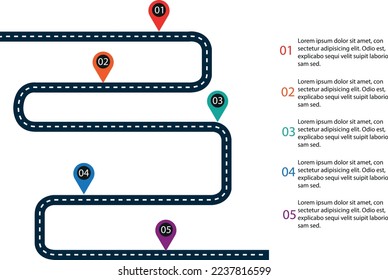 Infographic design template with place for your data. Vector illustration.