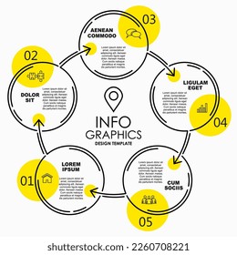 Infographic design template with place for your data. Vector illustration.