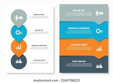 Infographic design template with place for your data. Vector illustration.