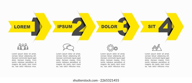 Infographic design template with place for your data. Vector illustration.