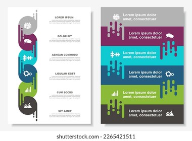 Infographic design template with place for your data. Vector illustration.
