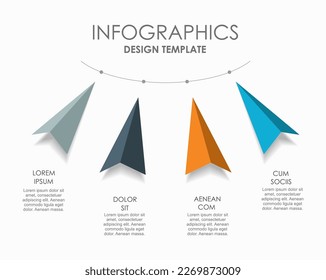 Infographic design template with place for your data. Vector illustration.