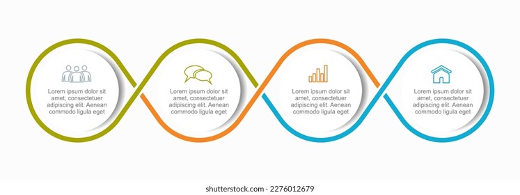 Infographic design template with place for your data. Vector illustration.