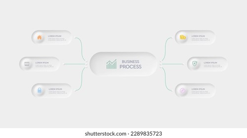 Infographic design template with place for your data with icon, steps, timelines or processes