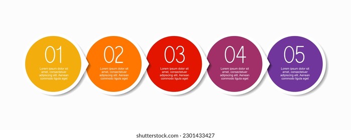 Infographic design template with place for your data. Vector illustration.