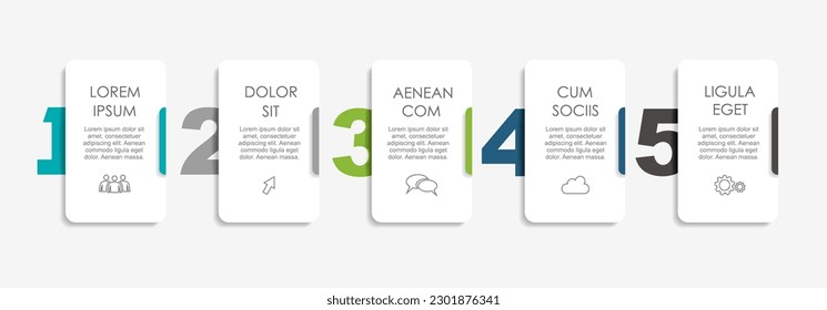 Infographic design template with place for your data. Vector illustration.