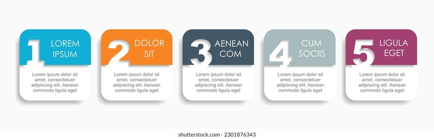 Infographic design template with place for your data. Vector illustration.