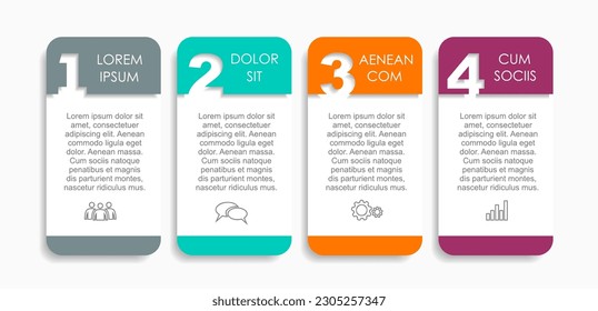 Infographic design template with place for your data. Vector illustration.