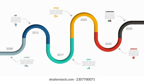 Infographic design template with place for your data. Vector illustration.