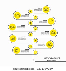 Infographic design template with place for your data. Vector illustration.