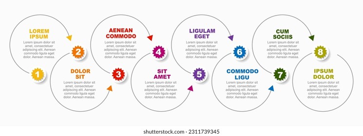 Infographic design template with place for your data. Vector illustration.