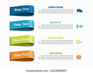 Infographic design template with place for your data. Vector illustration.