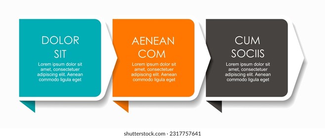 Plantilla de diseño infográfico con lugar para sus datos. Ilustración vectorial.