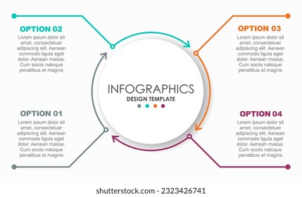 Infographic design template with place for your data. Vector illustration.