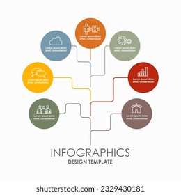 Infographic design template with place for your data. Vector illustration.