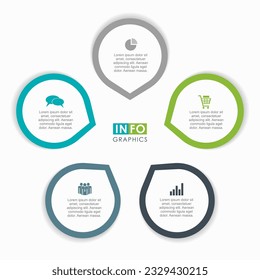 Infographic design template with place for your data. Vector illustration.