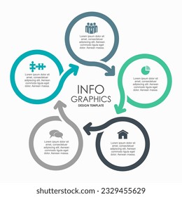 Infographic design template with place for your data. Vector illustration.