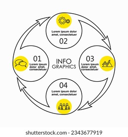 Infographic design template with place for your data. Vector illustration.