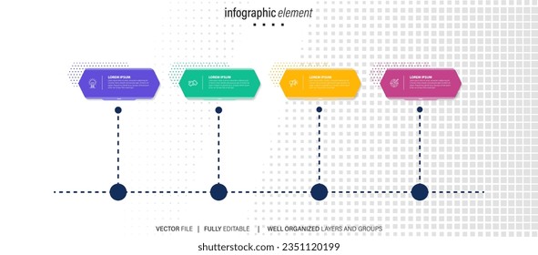Infographic design template with place for your data. Vector illustration.
