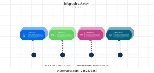 Infographic design template with place for your data. Vector illustration.

