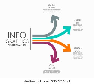 Infographic design template with place for your data. Vector illustration.