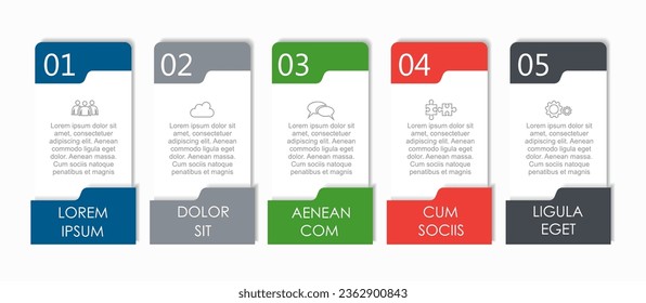Infographic design template with place for your data. Vector illustration.