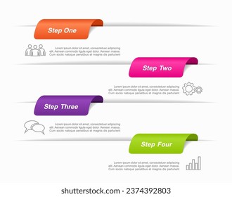 Infographic design template with place for your data. Vector illustration.