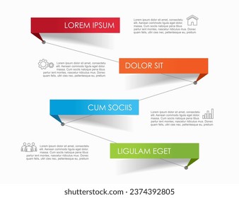 Infographic design template with place for your data. Vector illustration.