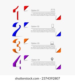 Infographic design template with place for your data. Vector illustration.
