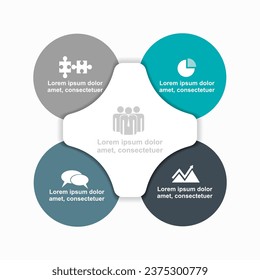 Infographic design template with place for your data. Vector illustration.